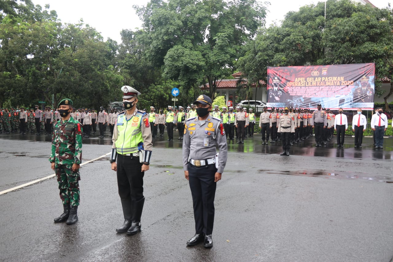 Polresta Tangerang Gelar Apel Pasukan Pengamanan Operasi Lilin Kalimaya 2020