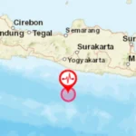 Gempa Magnitudo 5,0 Guncang  Gunung Kidul Yogyakarta