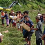 Pasca Gempa Sulbar,BNPB Distribusikan Bantuan Lebih dari 100 Ton dengan Menggunakan Helikopter  