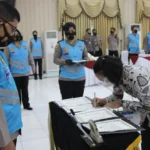Wakapolda Banten Pimpin Penandatanganan Pakta Integritas Penerimaan SIPSS 2021