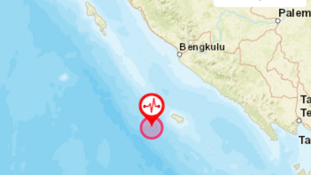 Gempa Magnitudo 6,5 Guncang Enggano Bengkulu