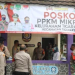 Kapolresta Tangerang Bersama Dandim Tigaraksa Cek 4 Posko PPKM Mikro