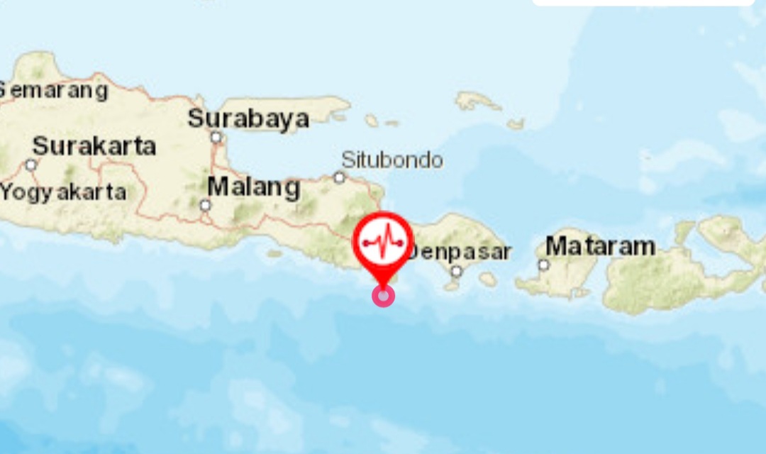 Gempa Magnitudo 4,3 Guncang Jembrana Bali