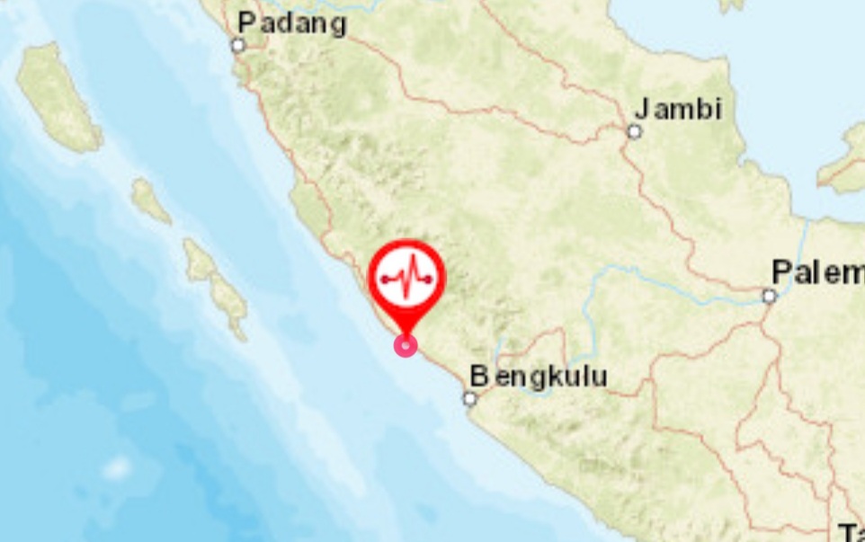 Gempa Magnitudo 4,9 Guncang Bengkulu Utara