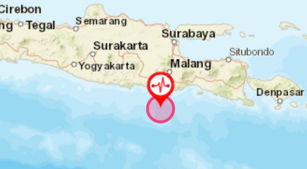 Kembali Gempa Magnitudo 5,5 Guncang Malang Jatim