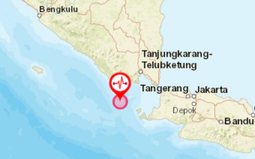 Gempa Magnitudo 4,8 Guncang Tanggamus Lampung