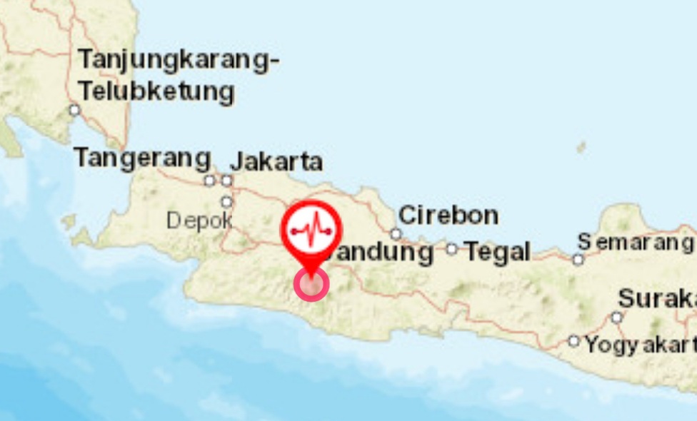 Gempa Magnitudo 2,6  Guncang  Bandung