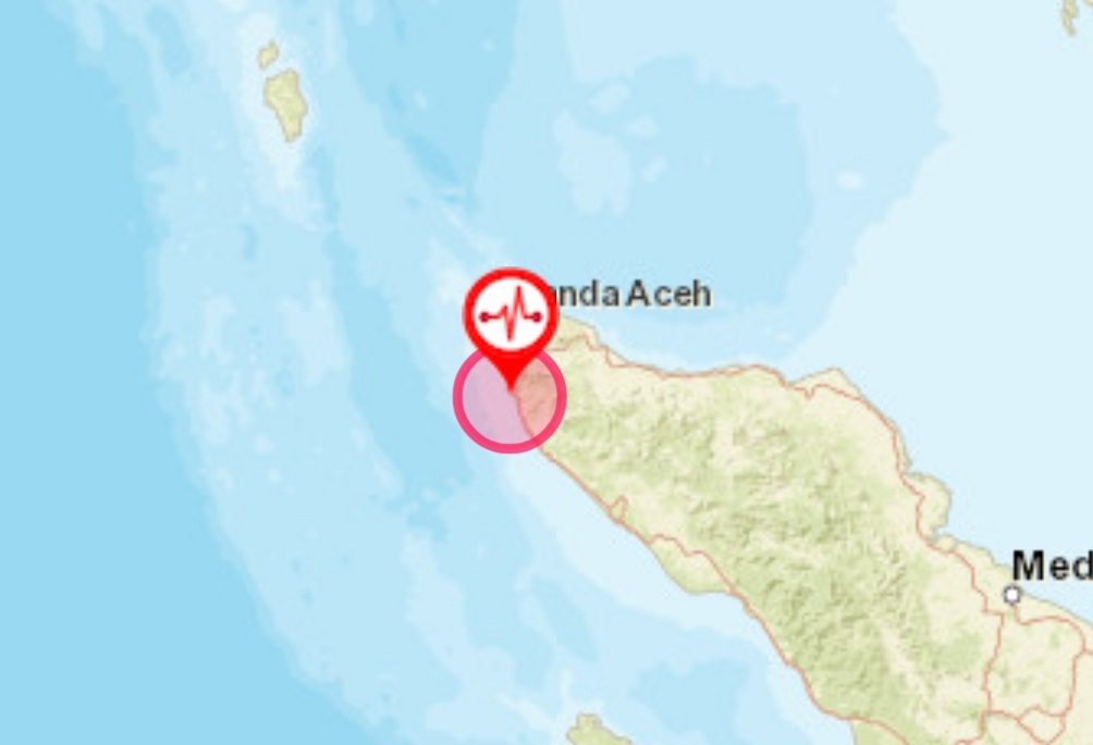 Gempa Magnitudo 5,5  Guncang Aceh