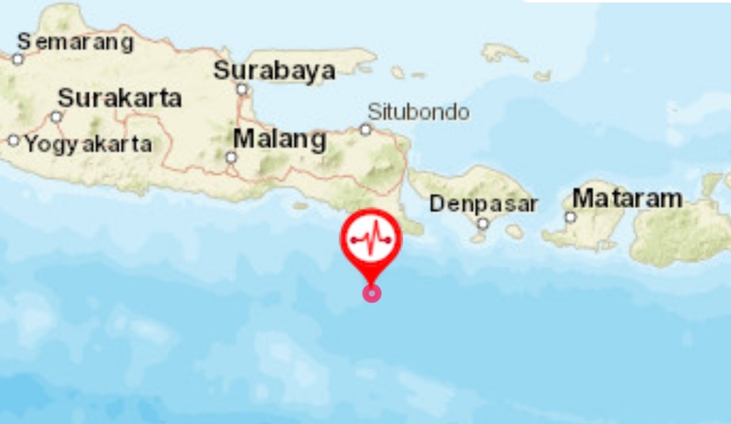 Gempa Magnitudo 5,1 Guncang Jembrana Bali
