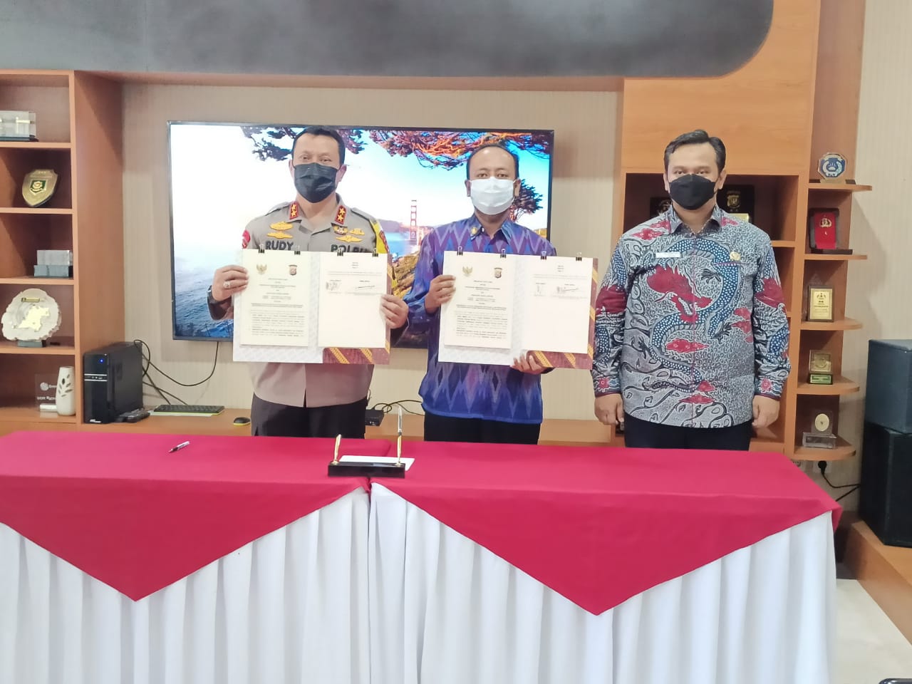 Polda Banten Lakukan Penandatanganan Perjanjian Kerjasama dengan Ombudsman Perwakilan Banten