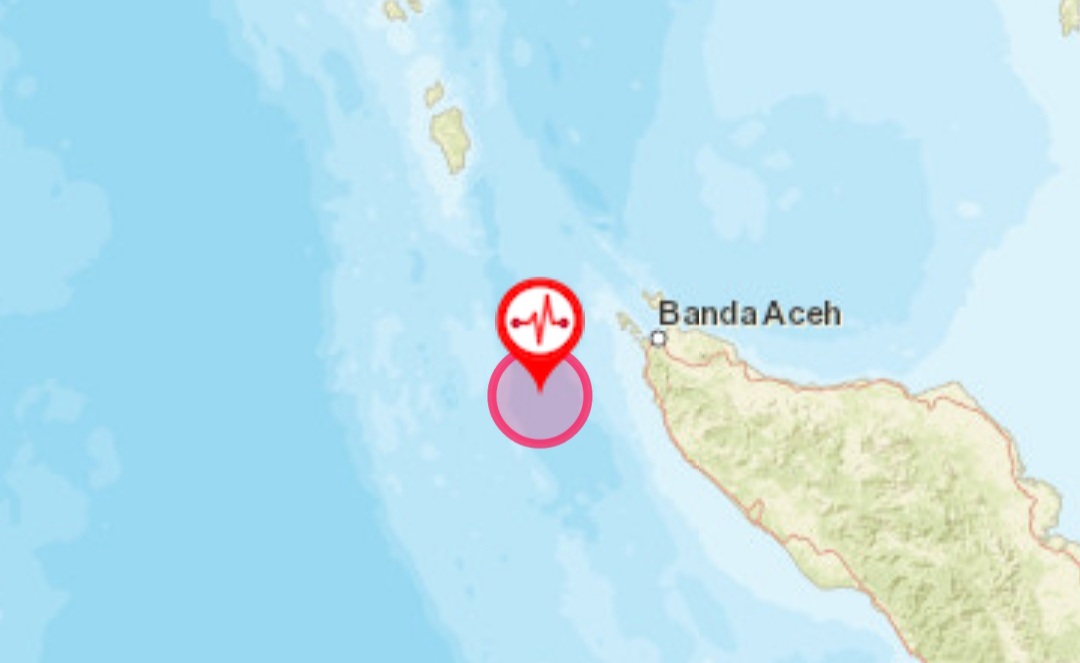 Gempa Magnitudo 5,3 Guncang Banda Aceh