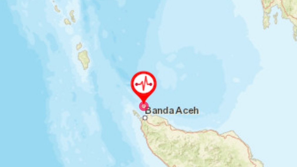 Gempa Magnitudo 3,4 Guncang Sabang Aceh