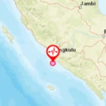 Gempa Magnitudo 4,5 Guncang Bengkulu