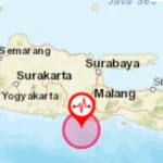 Gempa Magnitudo 6,2  Guncang Blitar