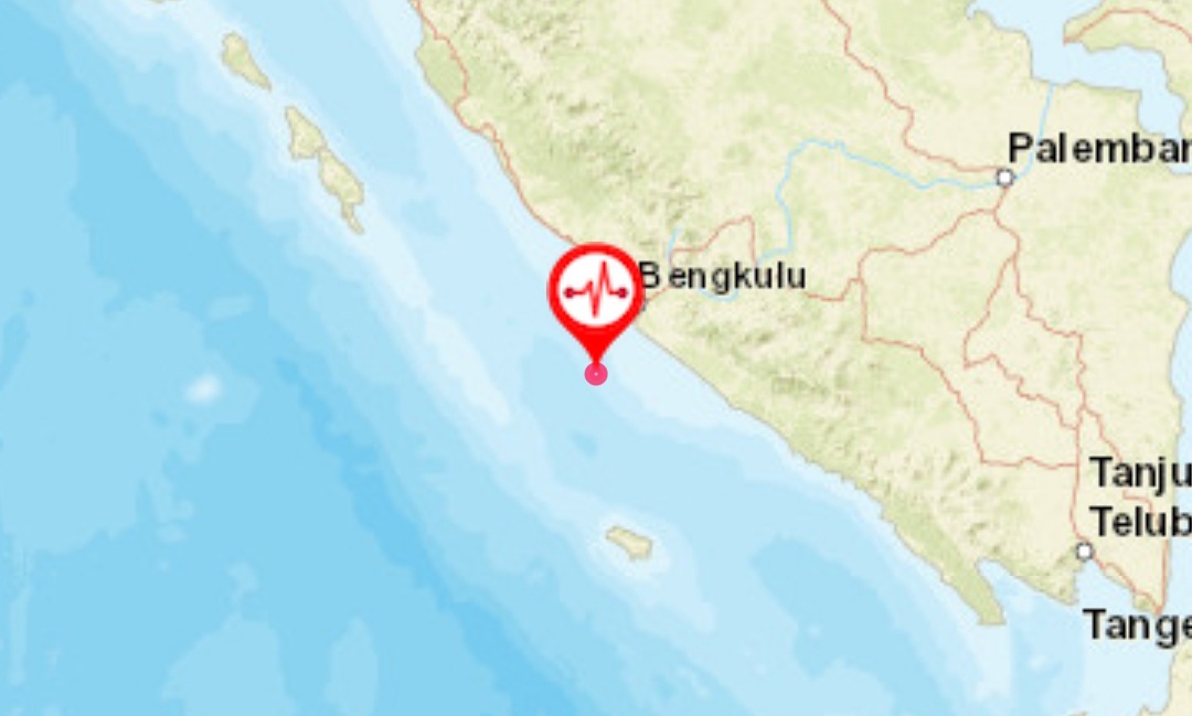 Gempa Magnitudo 4,3 Guncang Seluma Bengkulu