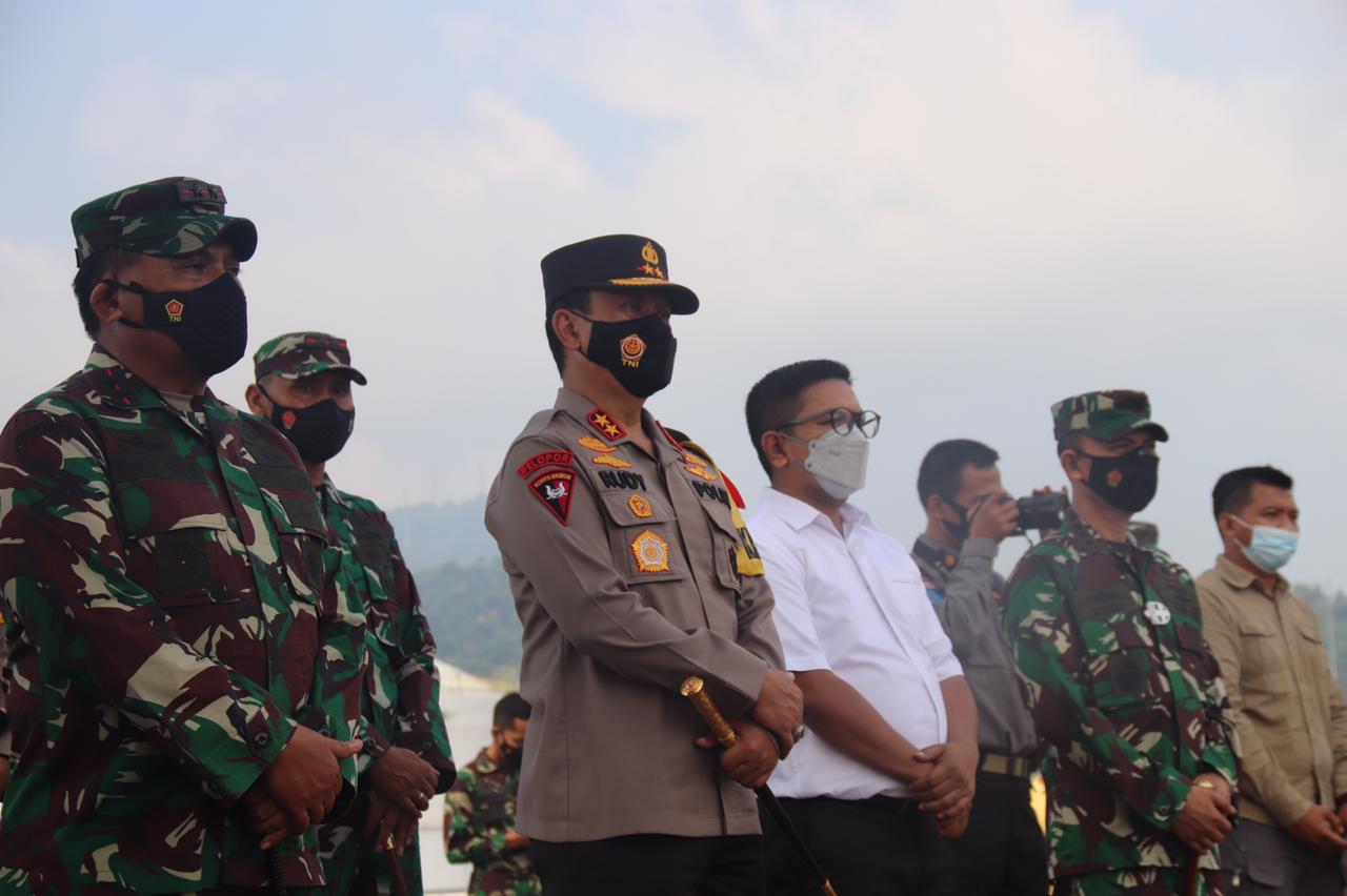 Kapolda Banten Dampingi Kunjungan Kerja Kapolri Bersama Panglima TNI dan Ketua DPR RI ke Pelabuhan Merak