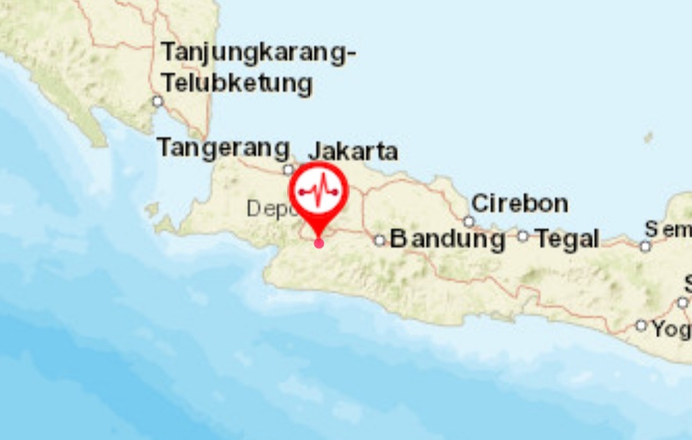 Gempa Magnitudo 3,0 Guncang Sukabumi