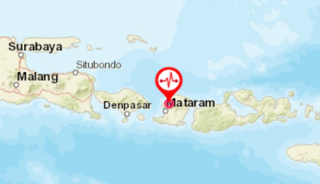 Gempa Magnitudo 3,4 Guncang Lombok Utara