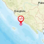 Gempa Magnitudo 5,0 Guncang Bengkulu