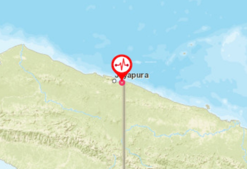 Gempa Magnitudo 4,5 Guncang Jayapura