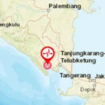 Hari ini Kembali  Gempa Dengan  Magnitudo 3,5 Guncang Tanggamus Lampung
