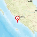 Gempa Dengan  Magnitudo 5,5 Guncang Saluma Bengkulu