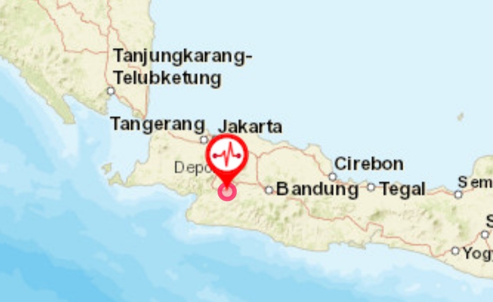 Gempa Magnitudo 3,1 Guncang Sukabumi