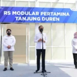 Presiden Jokowi Resmikan RS Modular Pertamina Tanjung Duren