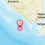 Gempa Magnitudo 4,7 Guncang Pesisir Barat Lampung