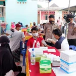 Kapolsek Panongan Pantau Prokes Giat Vaksin Presisi di Perumahan Graha Mitra Citra (GMC)