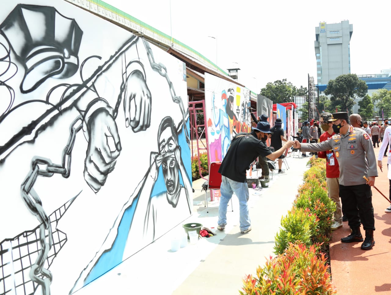 Buka Festival Mural Bhayangkara, Kapolri: Bukti Polri Menghormati Kebebasan Berekspresi