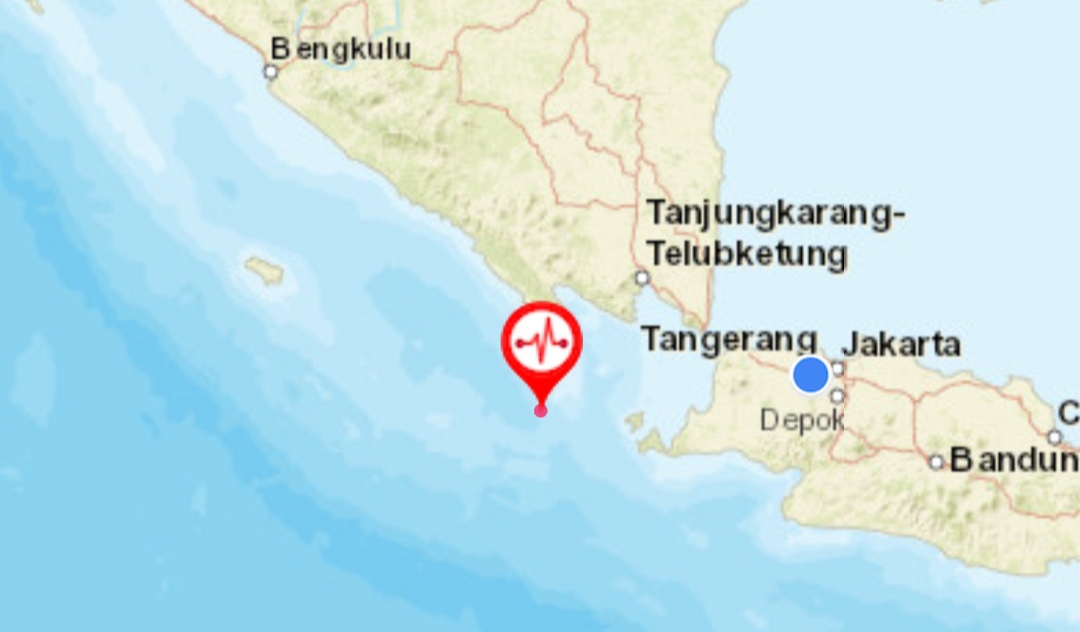 Gempa magnitudo 4,8 Guncang Tanggamus