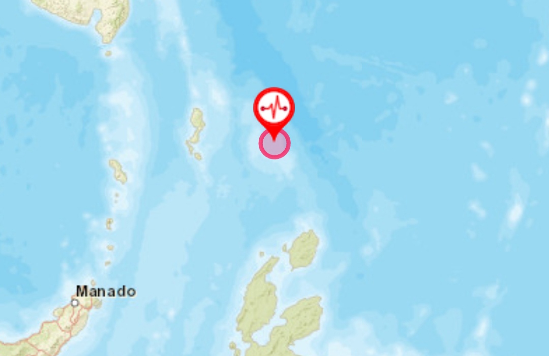 Gempa magnitudo 6,2 Guncang Melonguane Sulut
