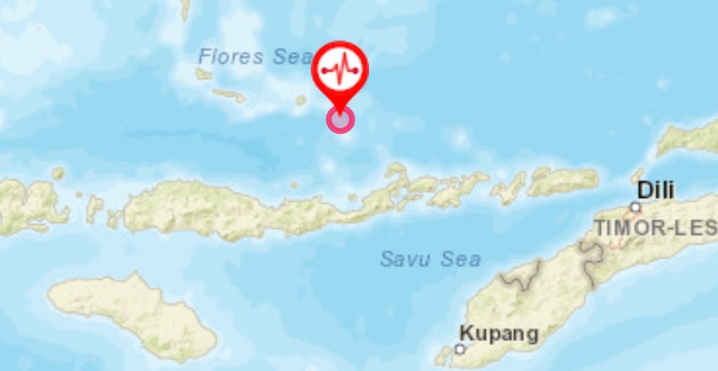 Gempa Dahsyat,magnitudo 7,4 Guncang Larantuka NTT