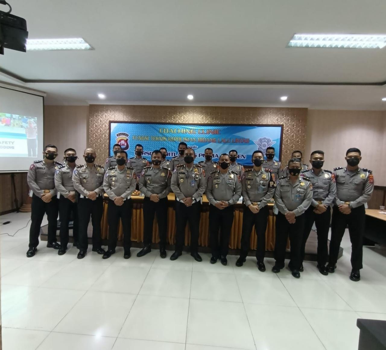 Wadirlantas Polda Banten Buka Kegiatan Coaching Clinic Fungsi Teknis Kepolisian Bidang Lalu Lintas