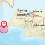 Gempa magnitudo 4,7 Guncang Sumur Banten