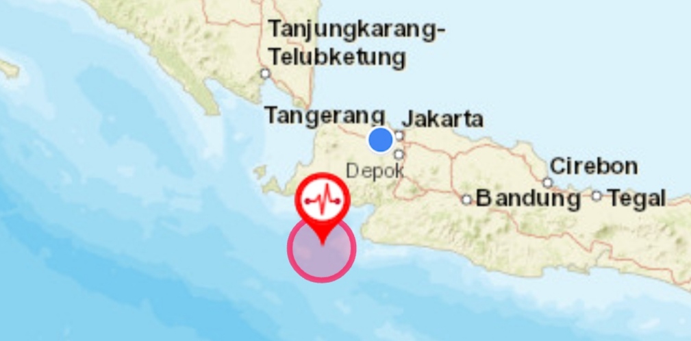 Gempa magnitudo 5,5 Guncang Bayah Banten, Terasa Sampai Tangerang