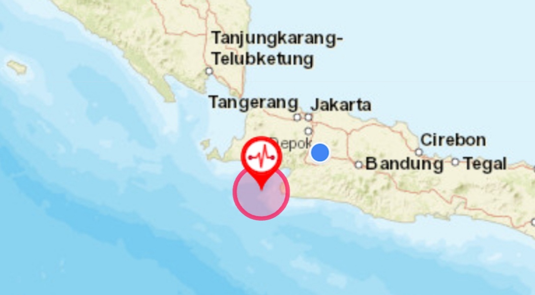 Gempa magnitudo 4,8 Guncang Bayah Banten