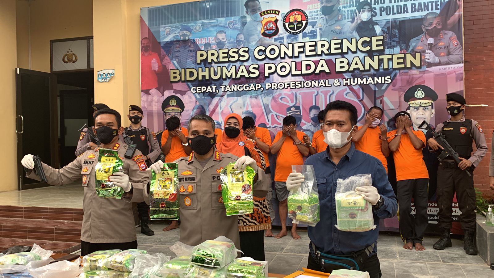Polda Banten Berhasil Ungkap Kasus Besar Narkoba Di Pandeglang Pada Tahun 2022