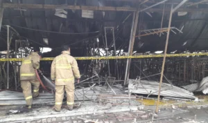 Polisi Selidiki Kebakaran Di Komplek Mutiara Garuda kabupaten Tangerang