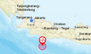 Gempa magnitudo 5,2 Guncang Pangandaran Jawa Barat