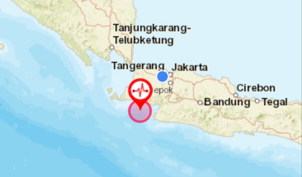 Gempa  Magnitudo 5,1 Guncang Bayah Banten