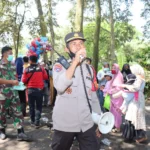 Ciptakan Rasa Aman Masyarakat, Kapolresta Tangerang Pimpin Pengamanan di Wisata Keramat Solear