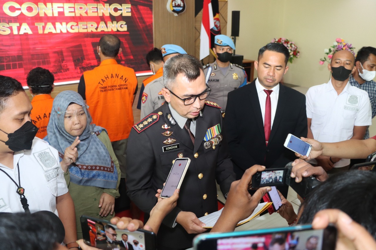 4 Tersangka Kasus Pungli PTSL Diamankan Polresta Tangerang