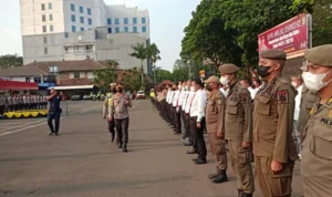 Kapolres Metro Tangerang Kota Pimpin Apel Gelar Pasukan Pengamanan Malam Idul Adha 1443 H