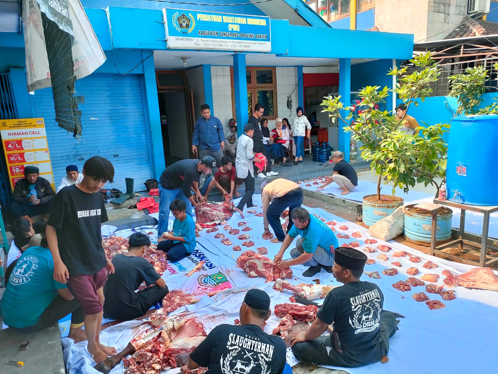 Hari Raya Idul Adha, PWI Kabupaten Tangerang Sembelih 1 Ekor Sapi