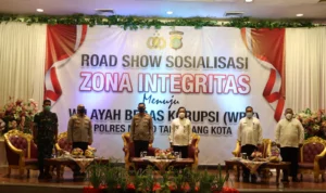 Road Show Zona Integritas Polres Metro Tangerang Kota Sasar 3 Kecamatan