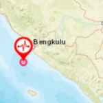 Terjadi Gempa Magnitudo 5,8 Guncang Bengkulu Hari ini