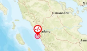 Gempa Magnitudo 4,4 Guncang  Padang