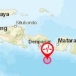 Hari ini Gempa Magnitudo 5,8 Guncang Bali